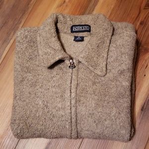 Land's End zip up fleece
